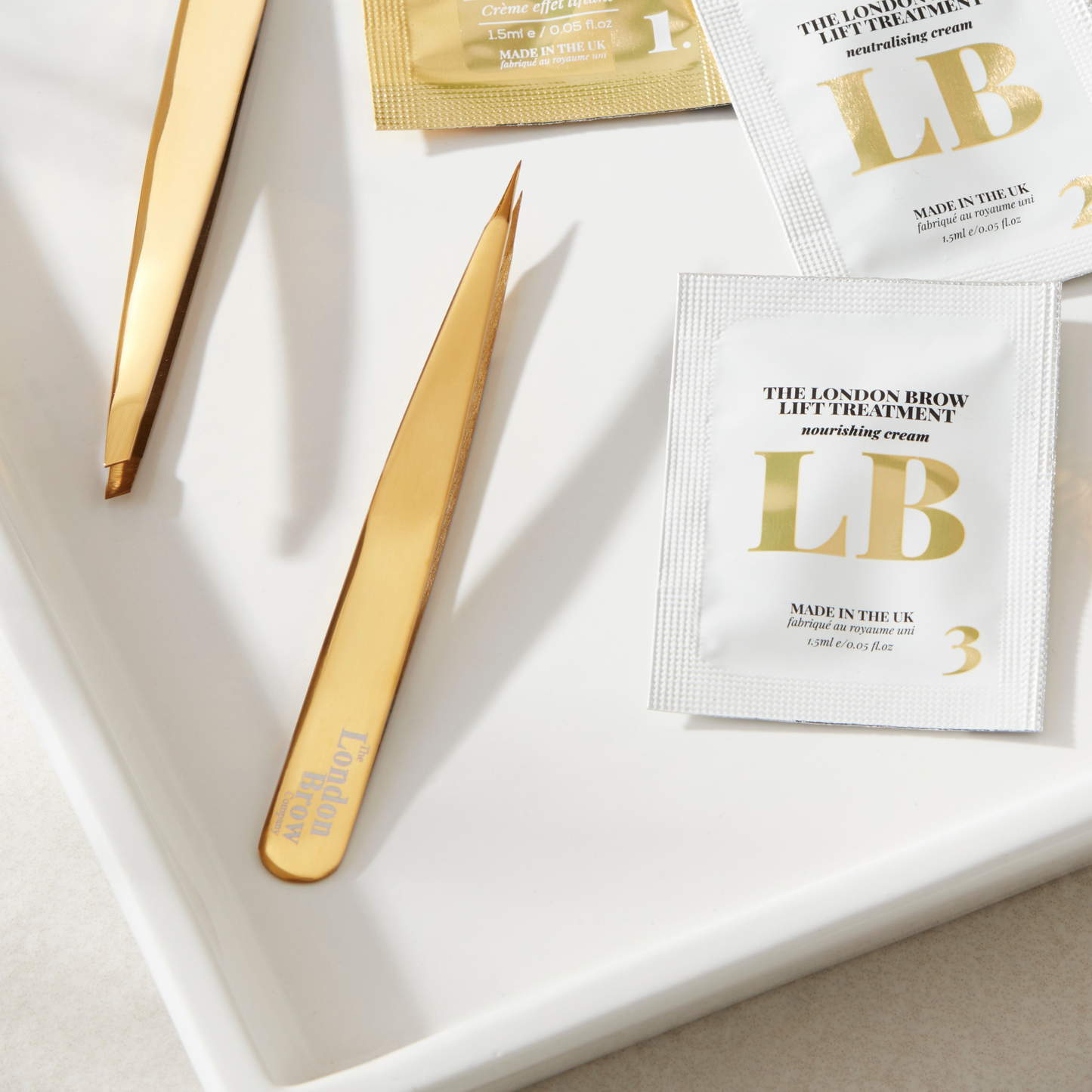 Gold Sharp Pointed Precision Luxury Tweezers