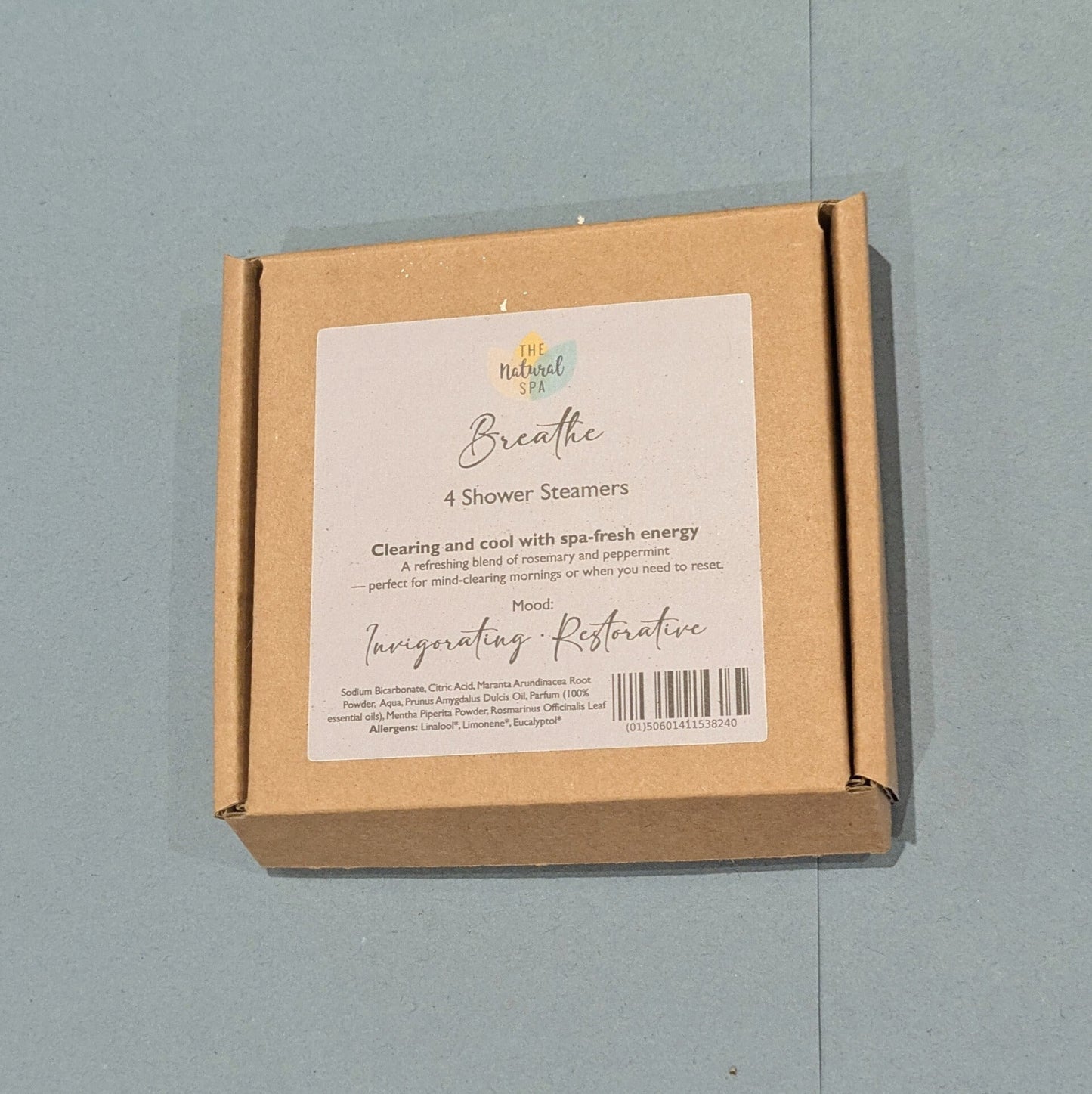 Breathe Aromatherapy Shower Steamers – Eucalyptus, Rosemary & Peppermint – Set of 4