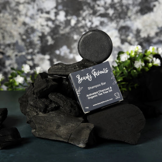 Beauty Favours Charcoal & Tea Tree Shampoo Bar