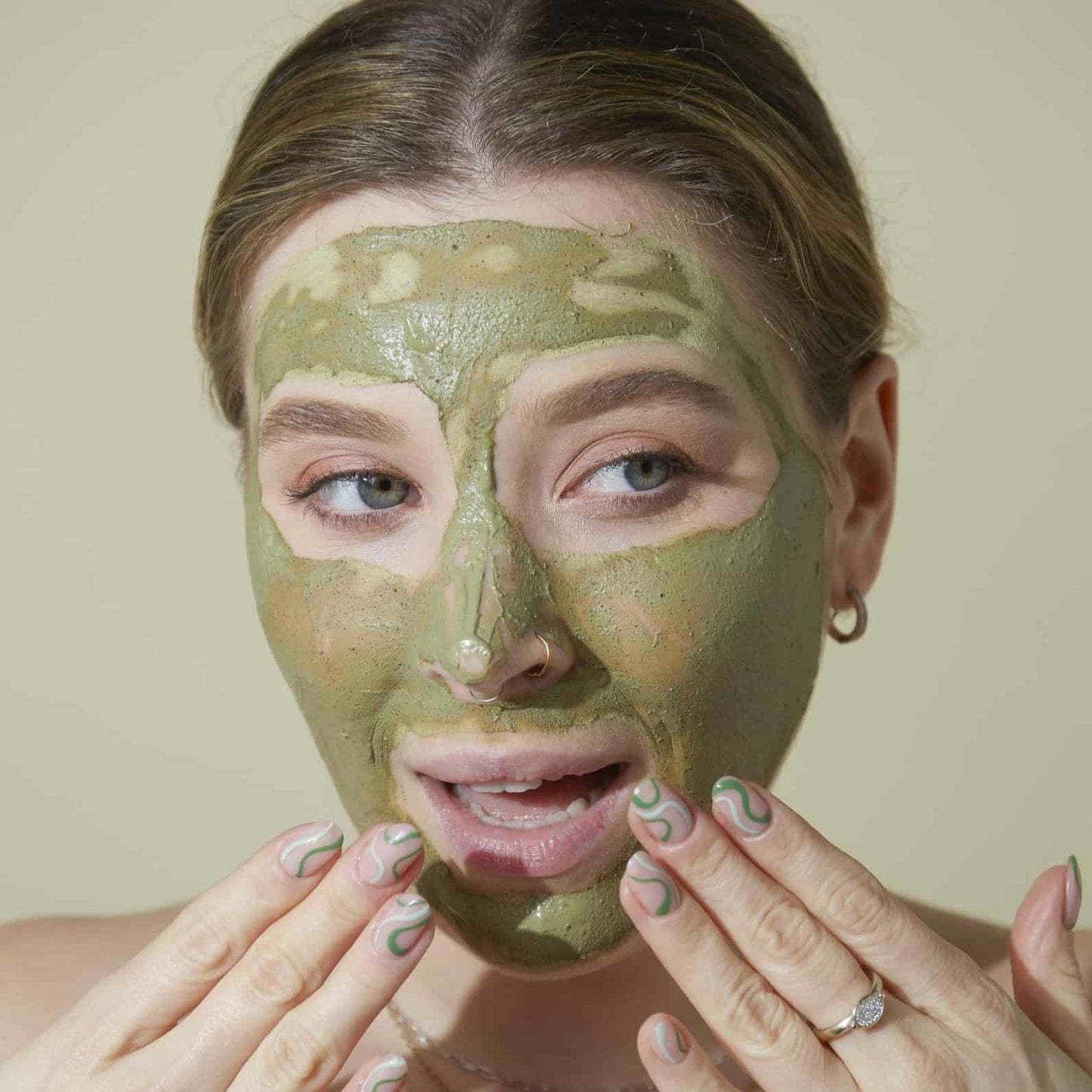 FRENCH GREEN CLAY MASK & CALMING MASK OIL SET
