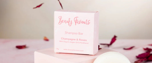 Beauty Favours Champagne & Roses Shampoo Bar