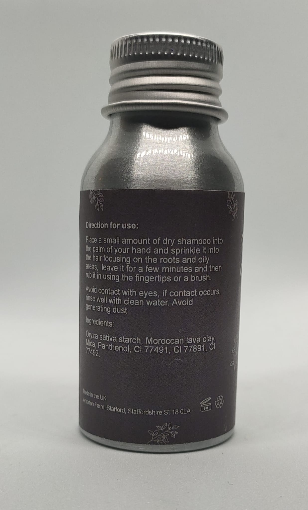 Beauty Favours Dry Shampoo For Brown Hair Ingredients
