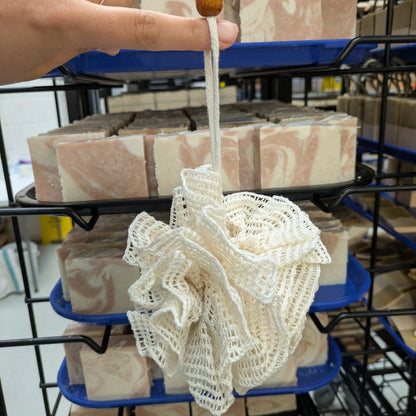 Rami Shower Puff – Exfoliating, Reusable & Eco-Friendly