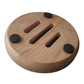 Natural Bamboo shampoo bar holder 80mm diameter