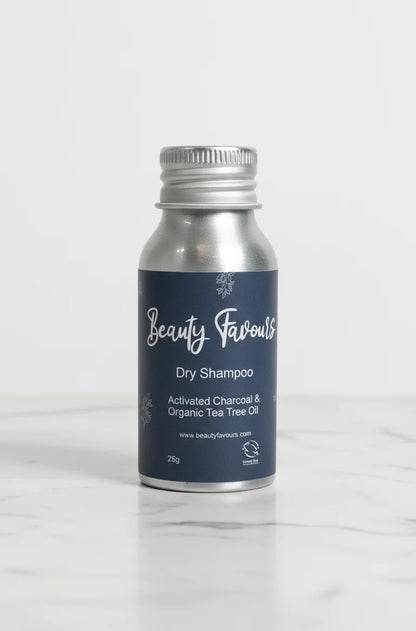 charcoal & tea tree dry shampoo powder