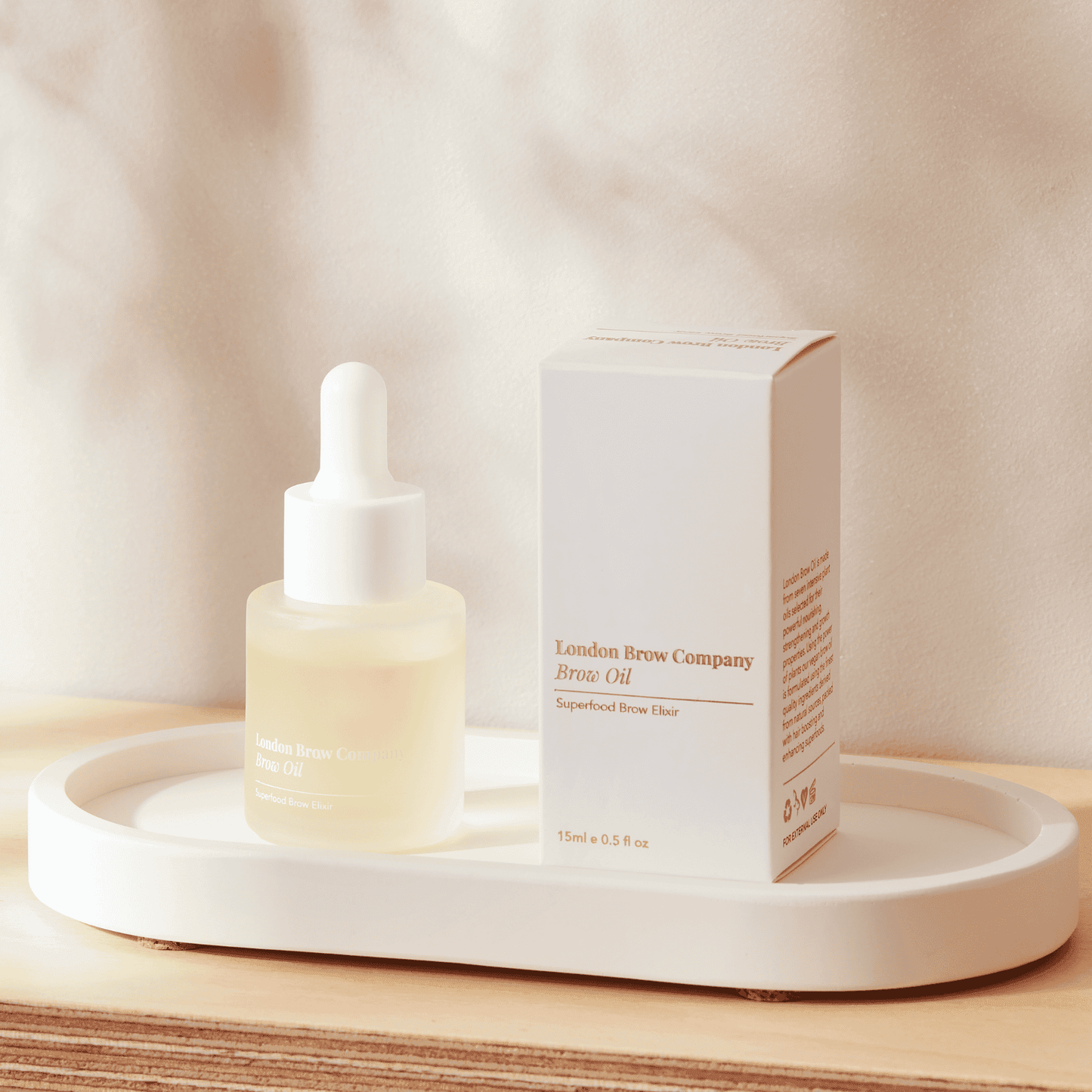 London Brow Oil Superfood Growth Elixir | Vegan & Natural Brow Care